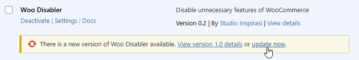 update-woo disabler